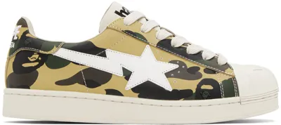 Bape Multicolor Sta #1 Sneakers In Yellow