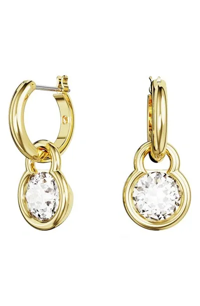 Swarovski Women's Dextera Goldtone & Crystal Round-cut Drop Earrings