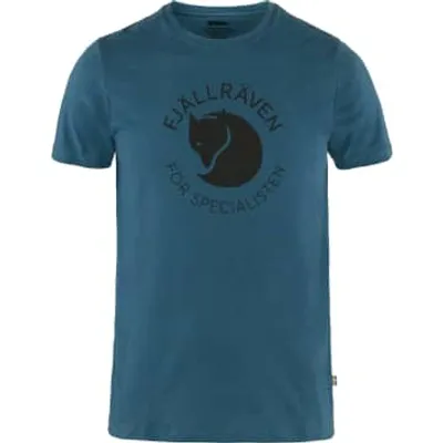 Fjall Raven Fox T-shirt In Indigo Blue 534