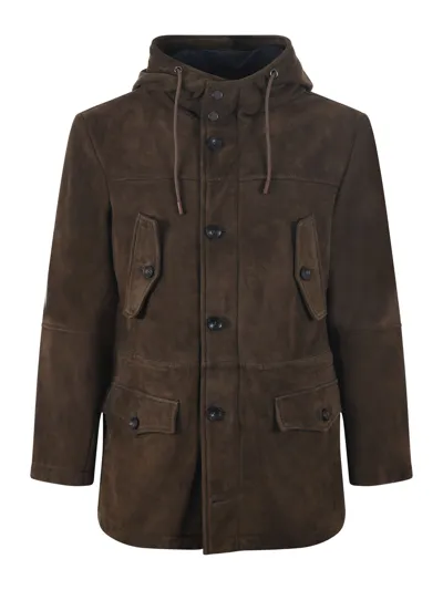 The Jack Leathers Parka In Marrone