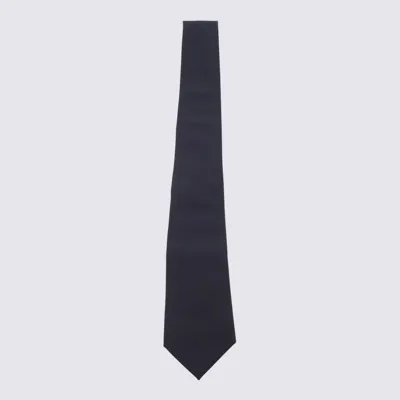 Brunello Cucinelli Virgin Wool Tie In Grey