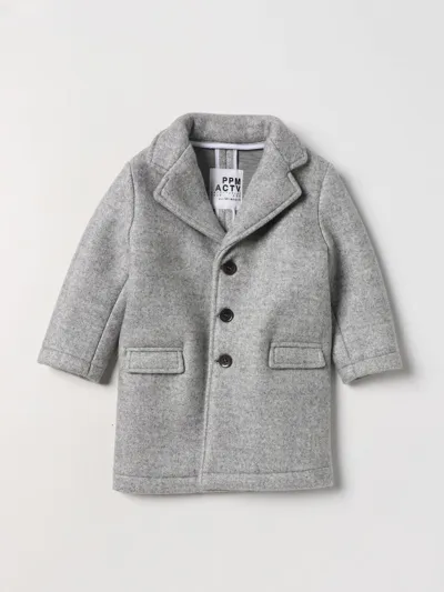 Paolo Pecora Coat  Kids In Grey