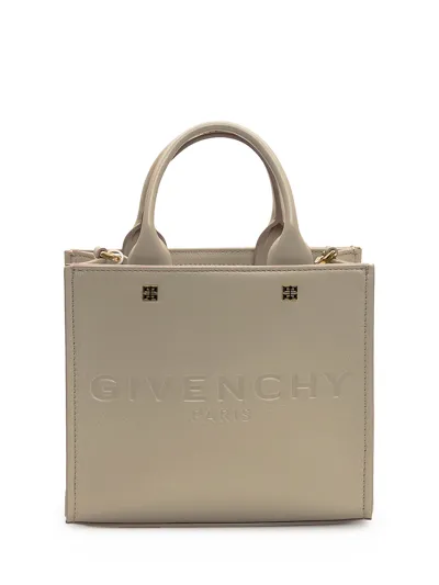 Givenchy Mini G Tote Bag In Beige