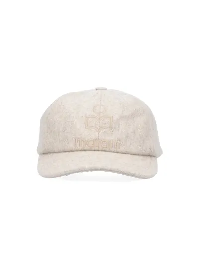 Isabel Marant "tyron" Baseball Cap In Beige