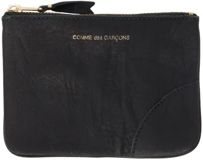 Comme Des Garçons Black Washed Zip Wallet In 1 - Black