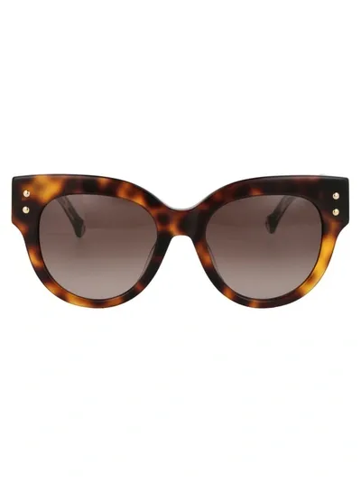 Carolina Herrera Sunglasses In 05lha Havana 2