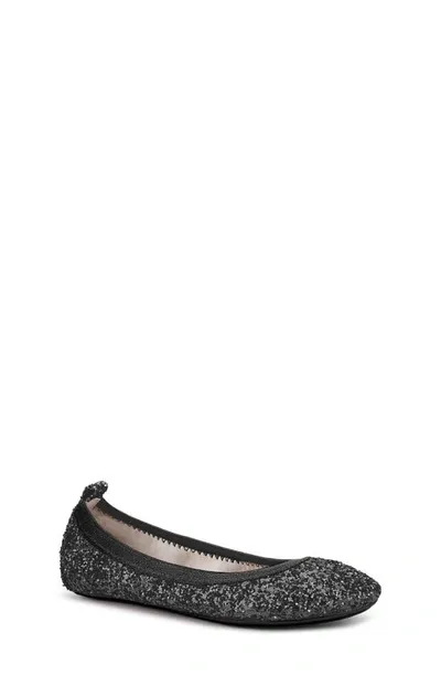 Yosi Samra Girl's Miss Samara Ballerina Flats, Toddler/kids In Black