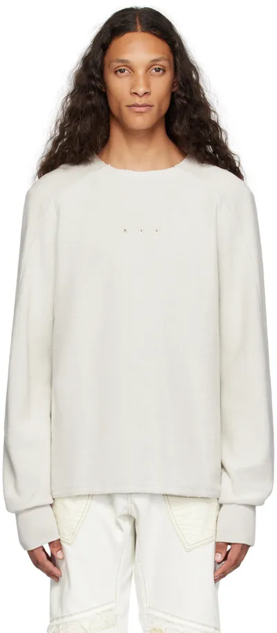 Carnet-archive Beige Prism Sweatshirt In Cream