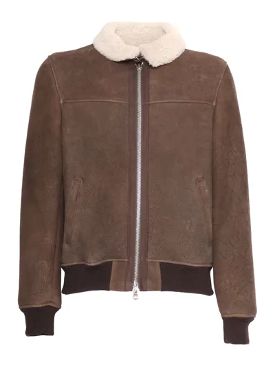 Stewart Garland Sheepskin In Brown