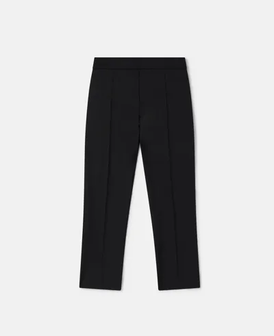 Stella Mccartney Straight Leg Suit Trousers In Black