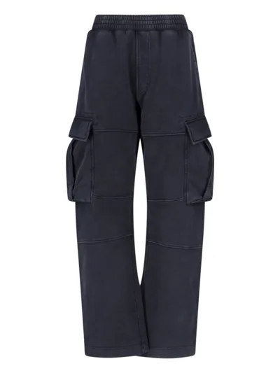 Givenchy Cotton Cargo Pants In Navy