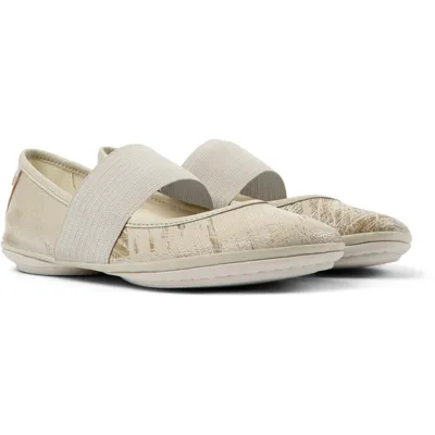 Camper Ballerinas For Women In Beige,grey