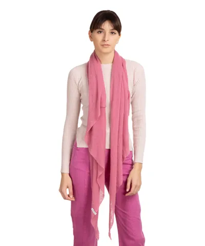 Pin1876 By Botto Giuseppe Cashmere Scarf In Pink