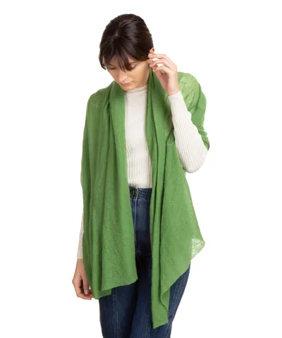 Pin1876 By Botto Giuseppe Cashmere Scarf In Green