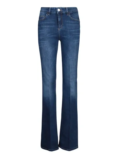 Liu •jo Flare Blue Jeans By Liu Jo