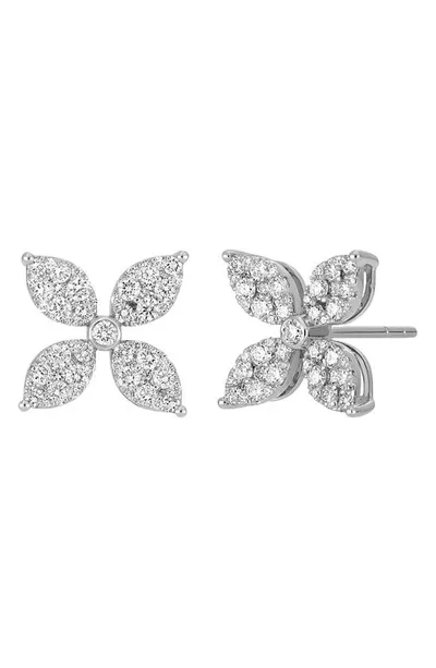 Bony Levy Getty Diamond Stud Earrings In 18k White Gold