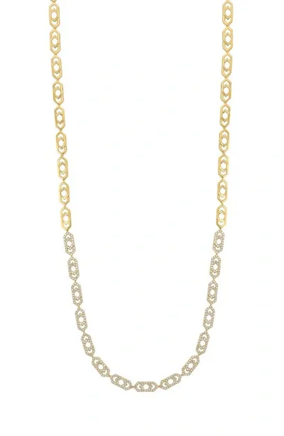 Bony Levy Prism Diamond Collar Necklace In 18k Yellow Gold