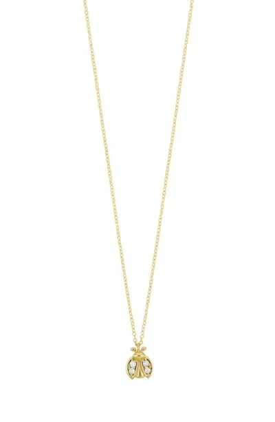 Bony Levy Icon Diamond Bug Pendant Necklace In 18k Yellow Gold