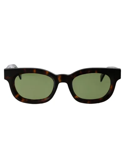 Retrosuperfuture Rectangle Frame Sunglasses In Brown