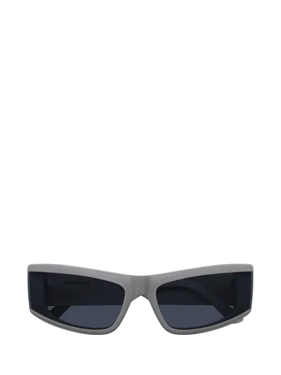 Balenciaga Eyewear Rectangular Frame Sunglasses In Grey