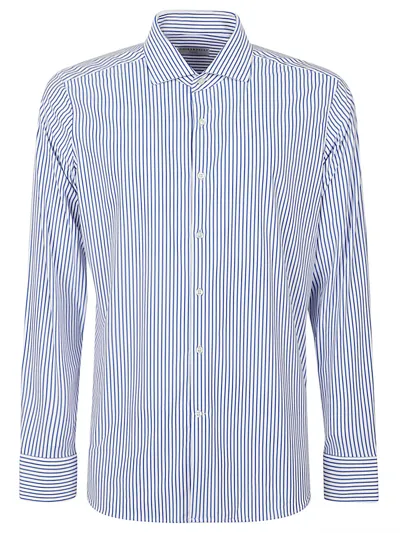 Sonrisa Striped Shirt In Blue