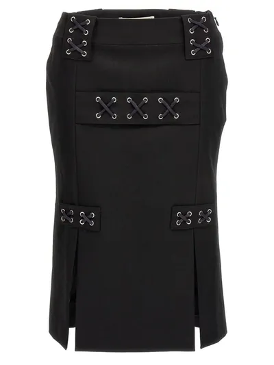 Alessandra Rich Skirt In Negro