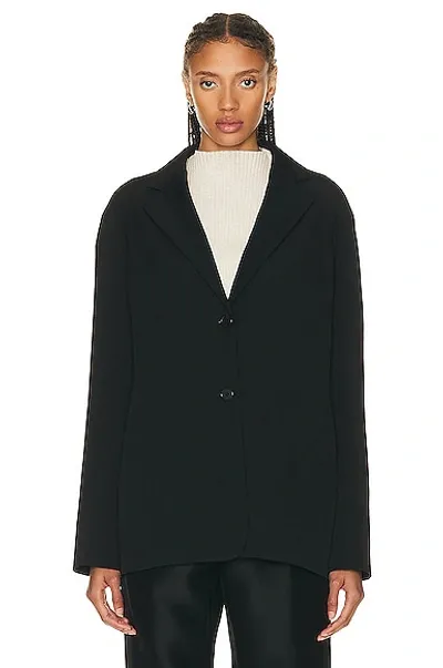 The Row Wool Jacket In Black