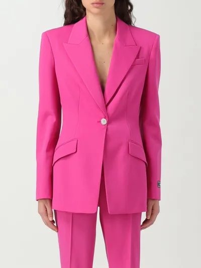 Versace Blazer In Pink & Purple