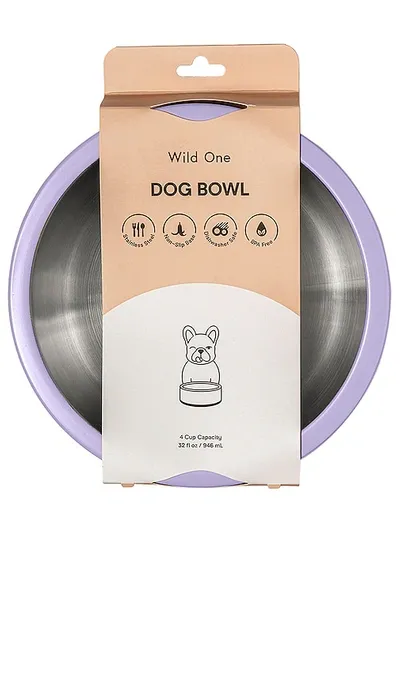 Wild One Standard Bowl 32 oz In Lavender