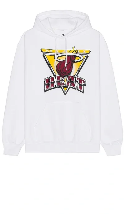 Junk Food Heat Triangle Flea Market Hoodie In White