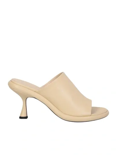 Wandler Beige June Platform Sandals In Neutrals