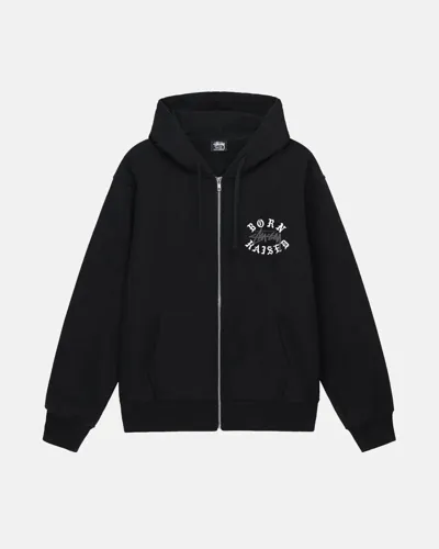 Pre-owned Stussy Stüssy & Born X Raised Logo Zip Hoodie Medium | Instant Shipping