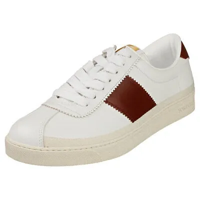 Pre-owned Tom Ford Bannister Herren White Red Sneaker Beilaufig - 44 Eu