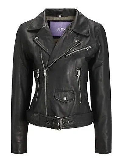 Pre-owned Jjxx Lederjacke Jxcalvin Biker Damen