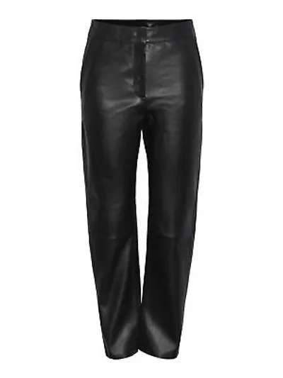 Pre-owned Y.a.s. Y.a.s Lederhose Yasline Damen