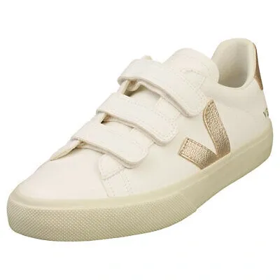 Pre-owned Veja Recife Logo Chromefree Damen White Platine Sneaker Beilaufig