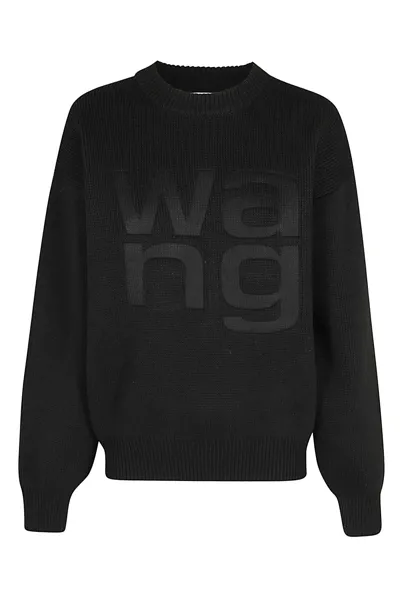 Alexander Wang T Logo In Black