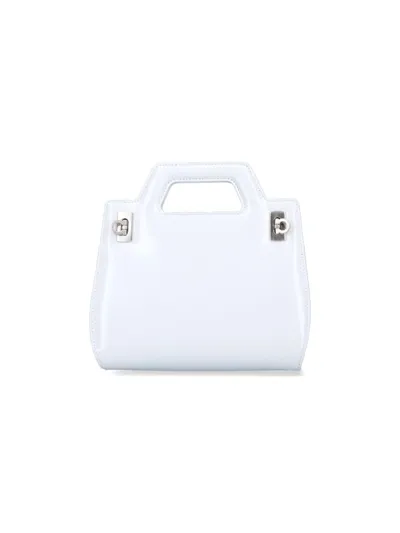 Ferragamo Clutch In White