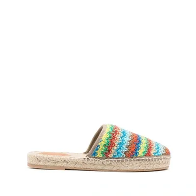 Alanui 10mm Canvas Mule Espadrilles In Multicolor