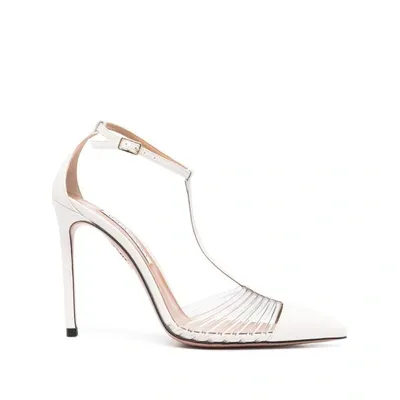 Aquazzura Amore Mio Pointed Toe Pump In White