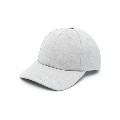 Armarium Pannelled Wool Cap In Grey