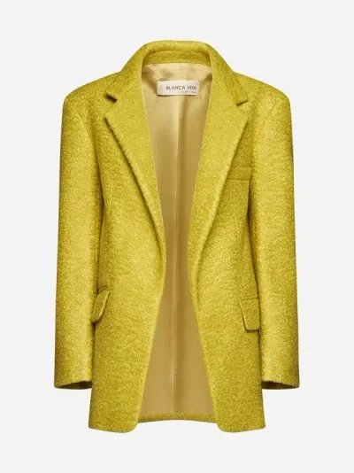 Blanca Vita Blazer In Acid Yellow