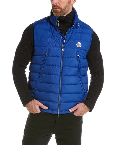 Moncler Albyt Archivio Down Vest In Blue