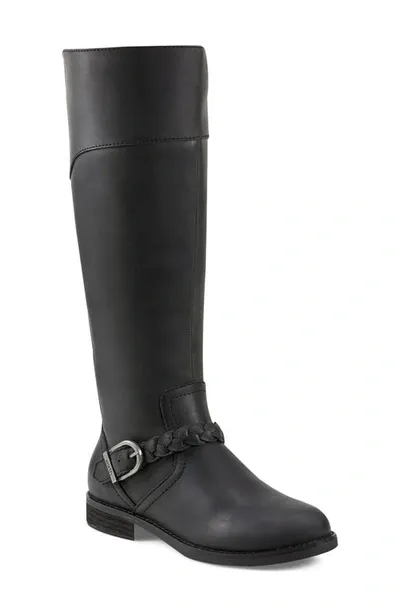 Earth Mira Knee High Boot In Black