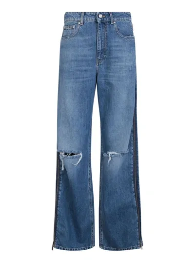 Stella Mccartney High-waist Straight Jeans In Blue