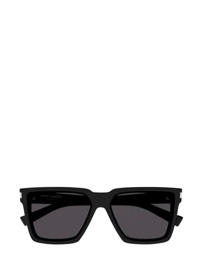 Saint Laurent Eyewear Square Frame Sunglasses In Black