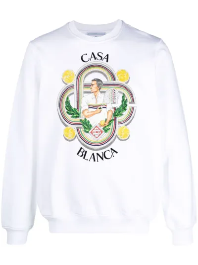 Casablanca Sweatshirt In White