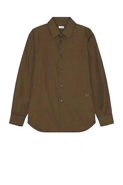 Burberry Button Up Shirt In Military