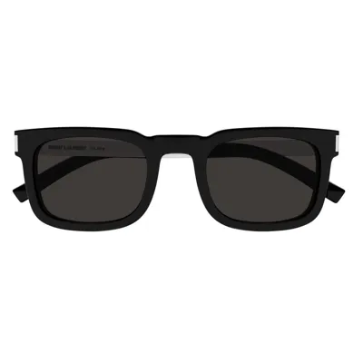 Saint Laurent Eyewear Square Frame Sunglasses In Black