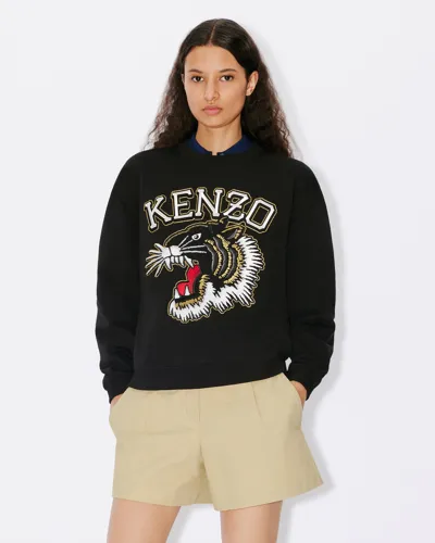 Kenzo Tiger Varsity Jungle Sweatshirt Black Female